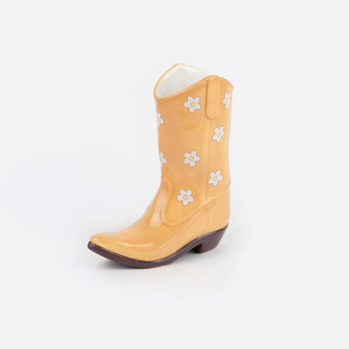 JARRÓN - Doiy, Rodeo Cowboy Boot Yellow