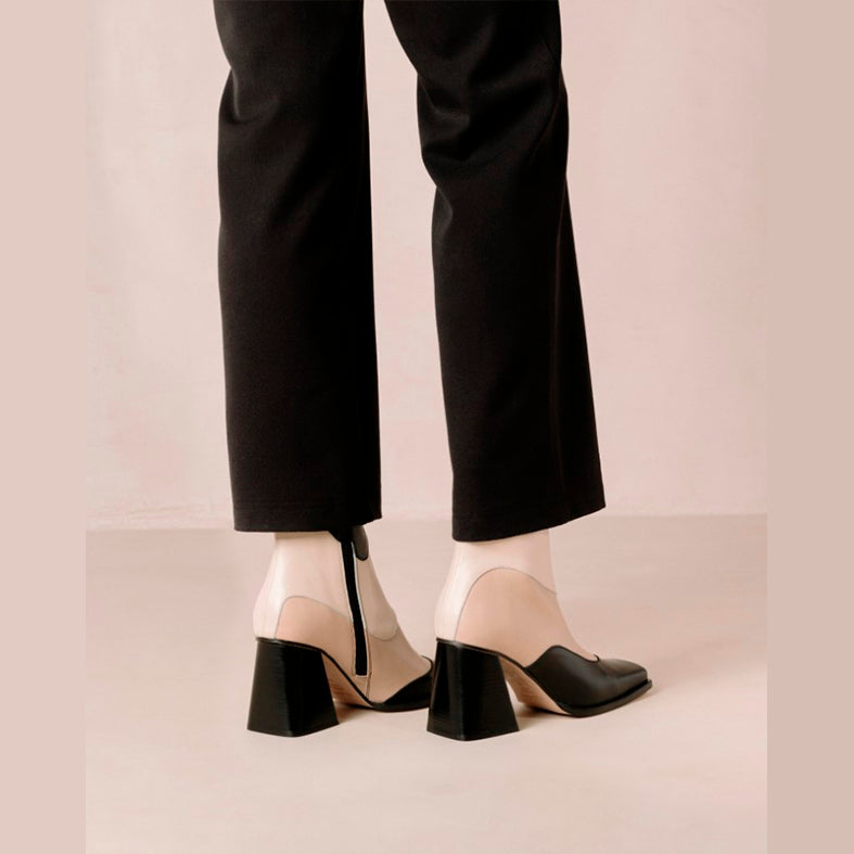BOTAS - Alohas, South Patchwork Negro y Crema