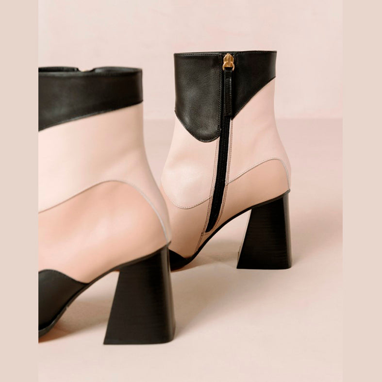 BOTAS - Alohas, South Patchwork Negro y Crema
