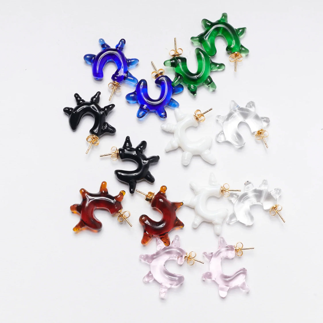PENDIENTES - Levens, Atomic Hoops Azul