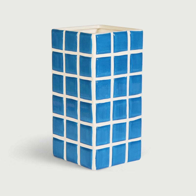 JARRÓN - & klevering, Tile azul