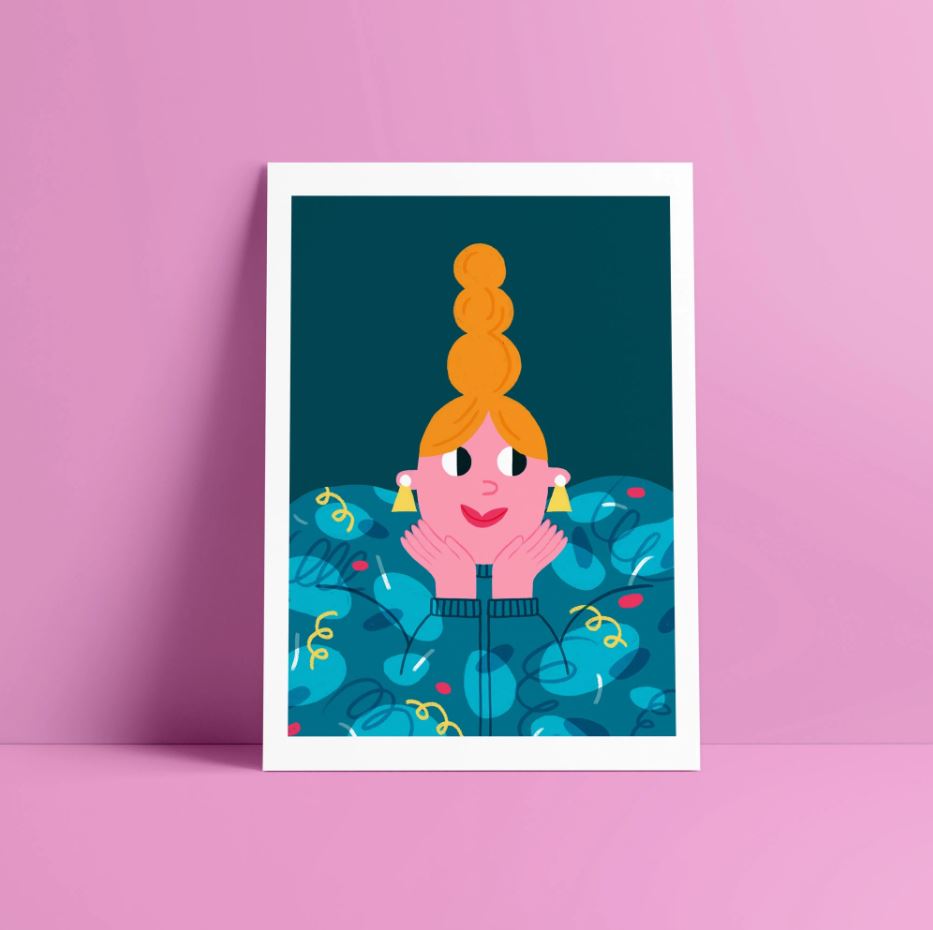 ILUSTRACIÓN, Ana Seixas, Geometric Earrings and Funky Sweaters II