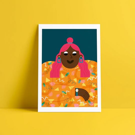 ILUSTRACIÓN, Ana Seixas, Geometric Earrings and Funky Sweaters III
