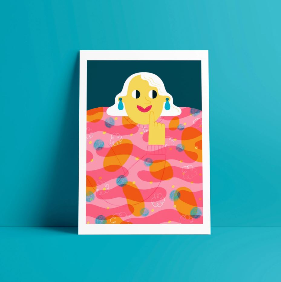 ILUSTRACIÓN, Ana Seixas, Geometric Earrings and Funky Sweaters I