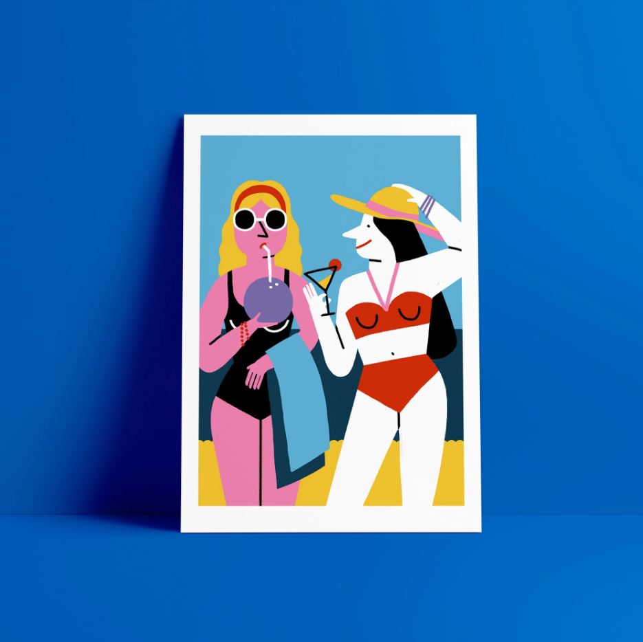 ILUSTRACIÓN, Ana Seixas, Beach Time