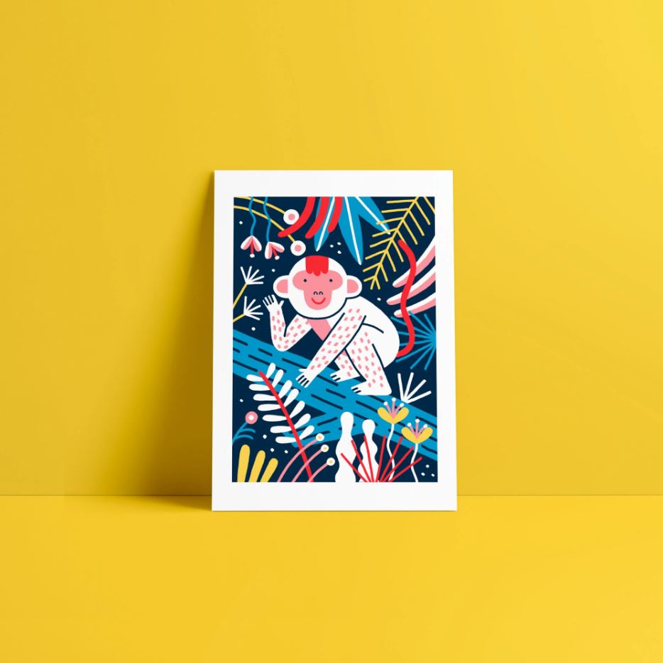 ILUSTRACIÓN, Ana Seixas, Monkey