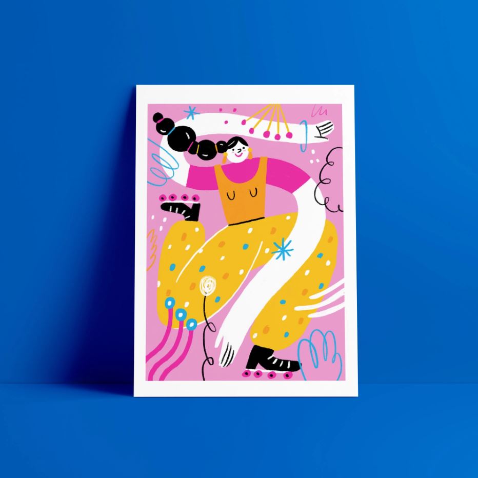 ILUSTRACIÓN, Ana Seixas, Skater Girl