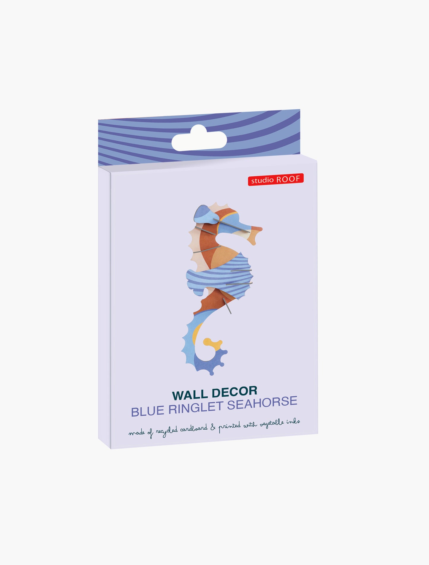 MAQUETA - Studio Roof, Blue Ringlet Seahorse
