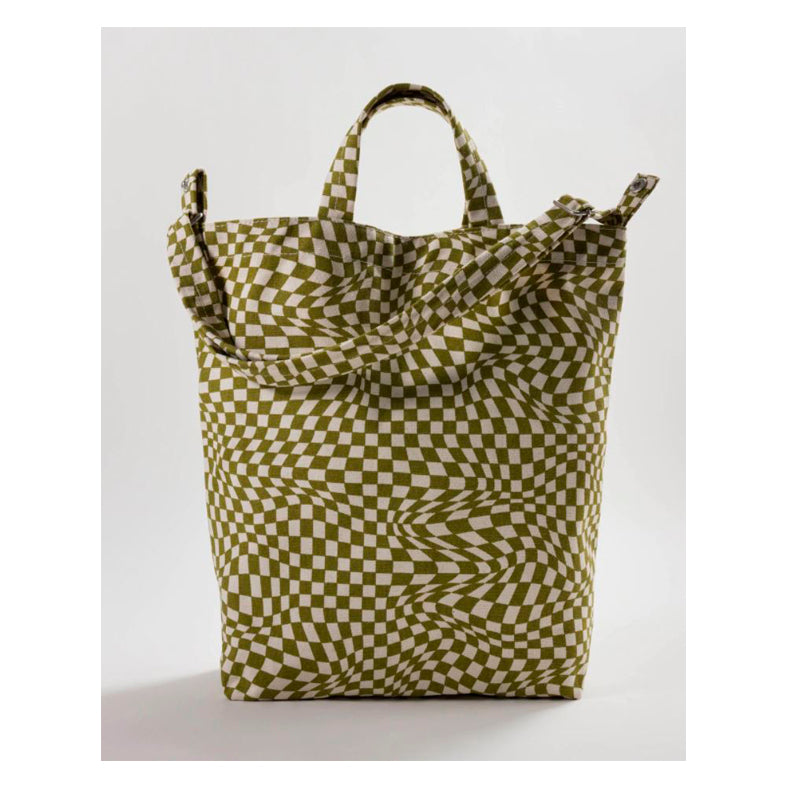 TOTEBAG - Baggu, Moss Trippy Checker