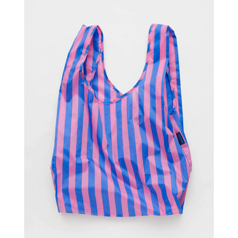 TOTEBAG - Baggu, Blue Pink Awning Stripe