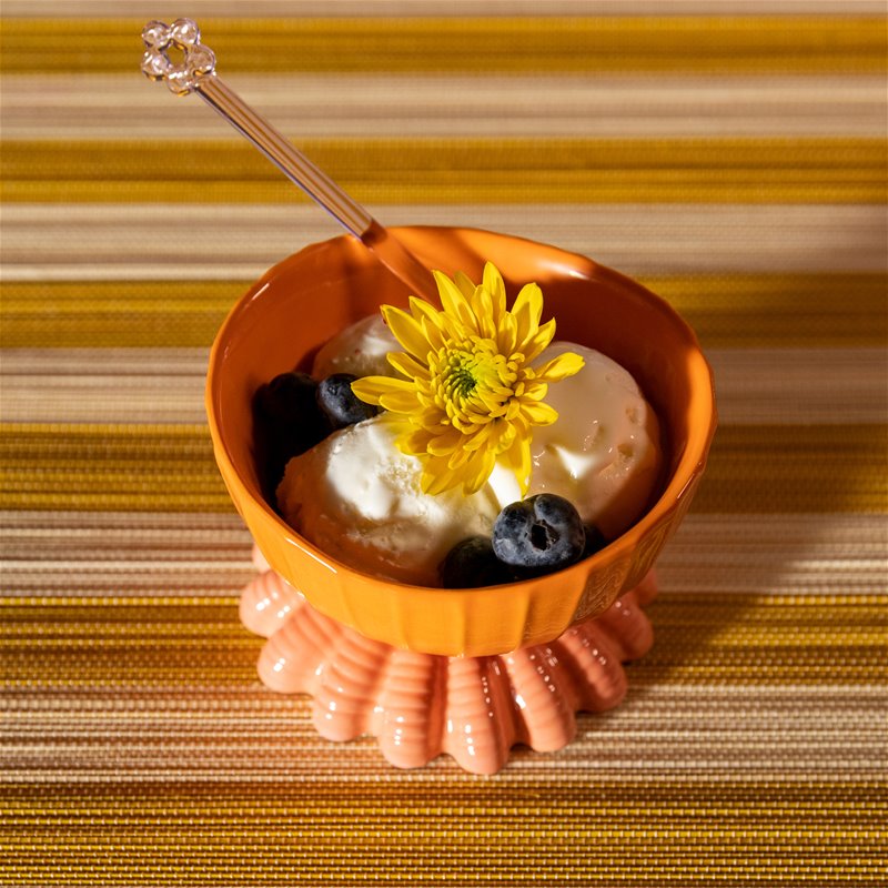 SET 2 BOWL - & Klevering, Coupe clam orange