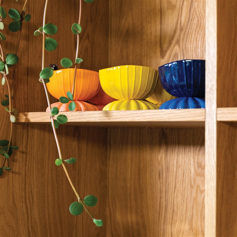 SET 2 BOWL - & Klevering, Coupe clam orange