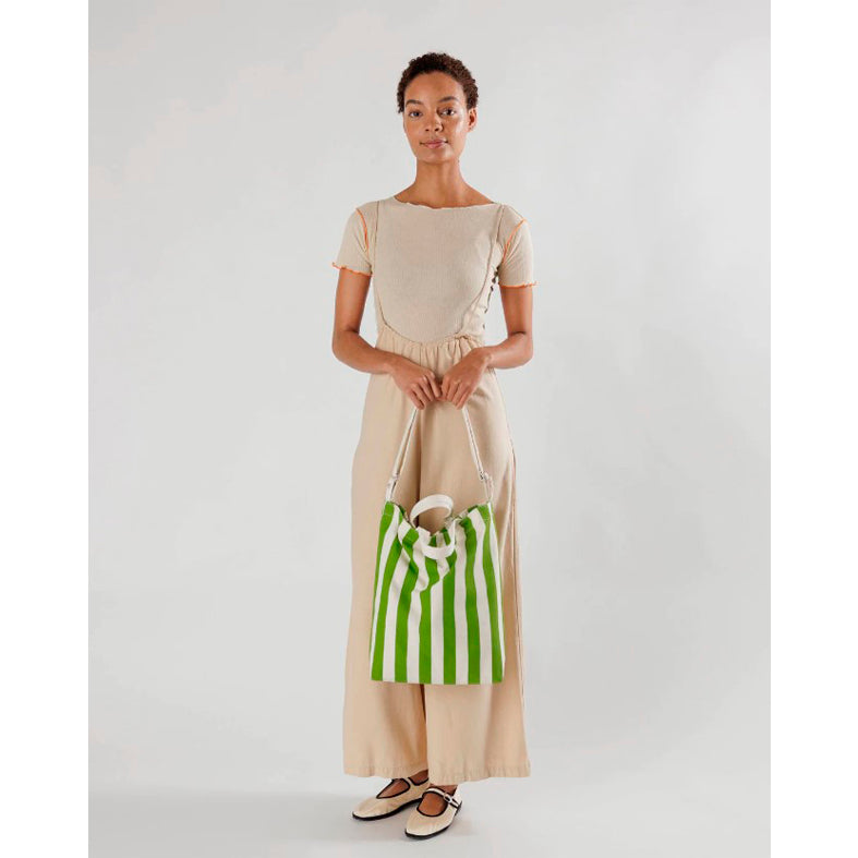 TOTEBAG - Baggu, Duck Bag Green Awning Stripe