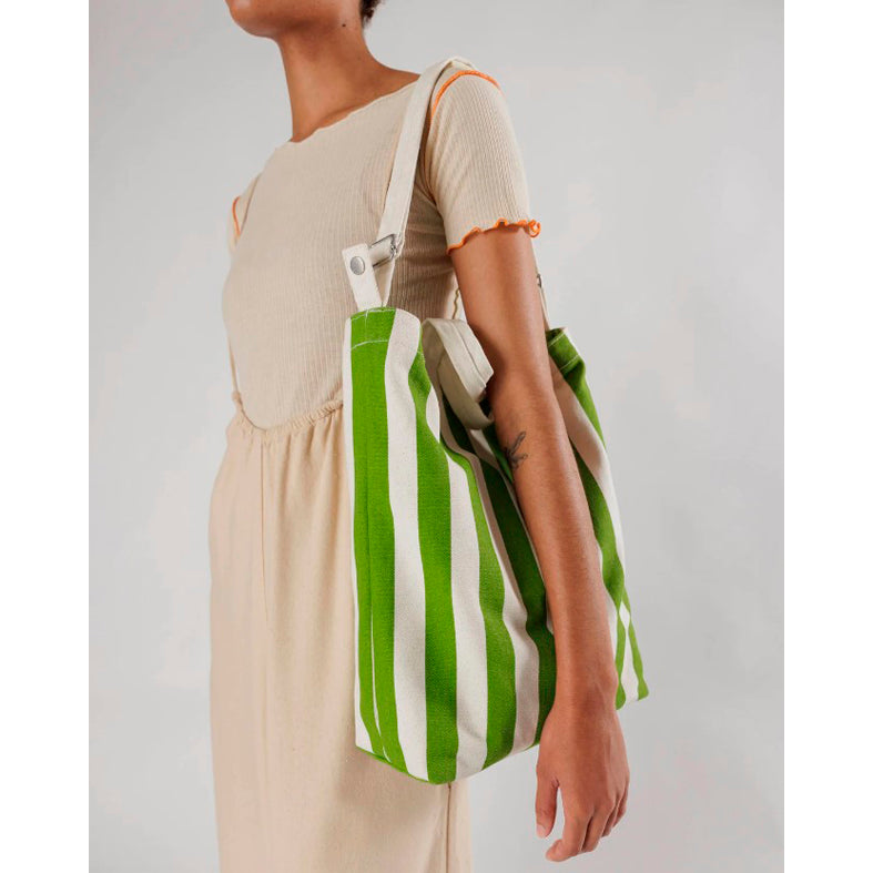 TOTEBAG - Baggu, Duck Bag Green Awning Stripe