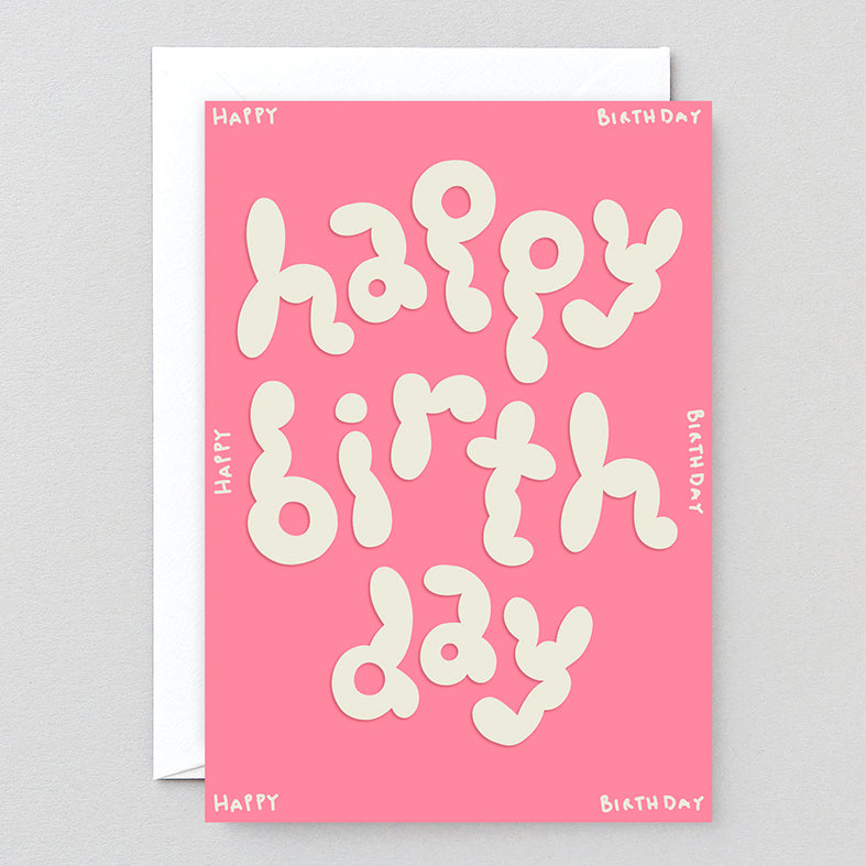 TARJETA FELICITACIÓN - Wrap Magazine, Happy Birthday