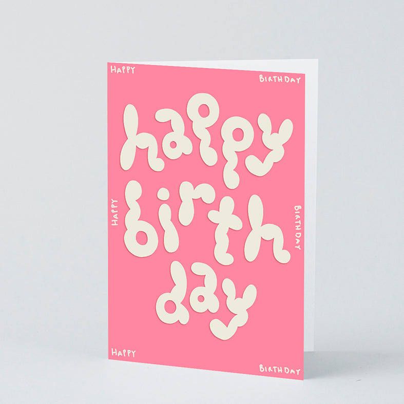 TARJETA FELICITACIÓN - Wrap Magazine, Happy Birthday