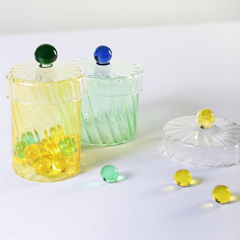 CAJA - & klevering, Spiral vidrio amarillo