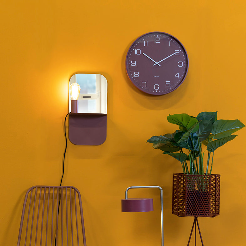 LÁMPARA DE PARED - Present time, Plate roja