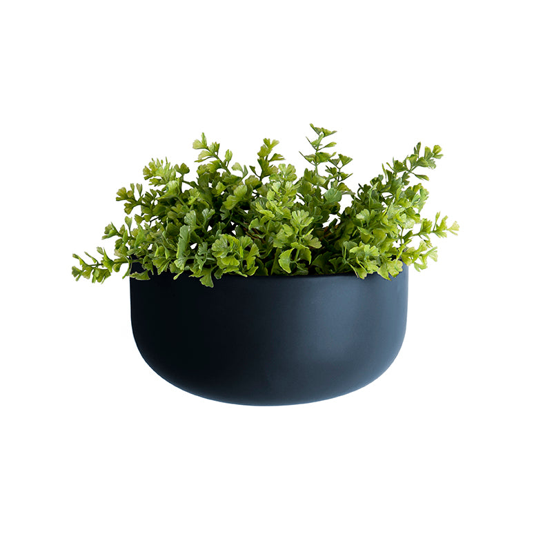 MACETERO PARED - Present Time, Oval wide azul marino
