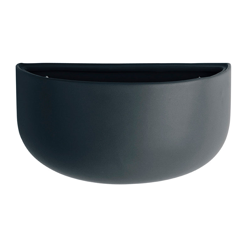 MACETERO PARED - Present Time, Oval wide azul marino