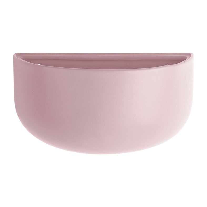 MACETERO PARED - Present Time, Oval wide rosa