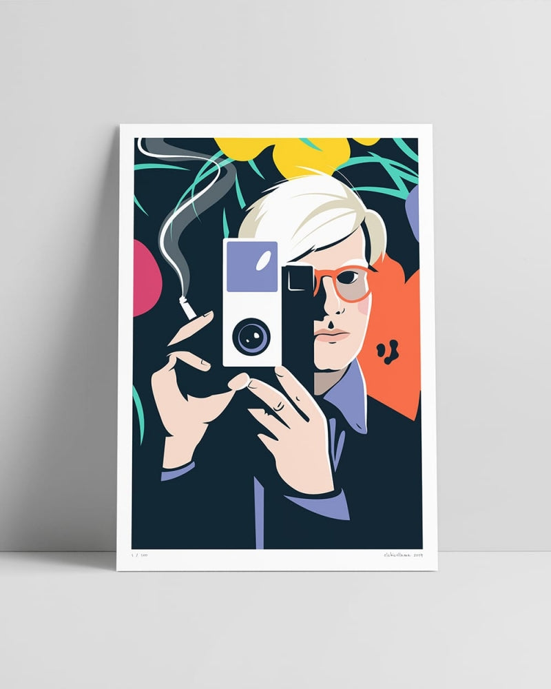 ILUSTRACIÓN A3 - El Chico Llama, Andy Warhol - Retrato