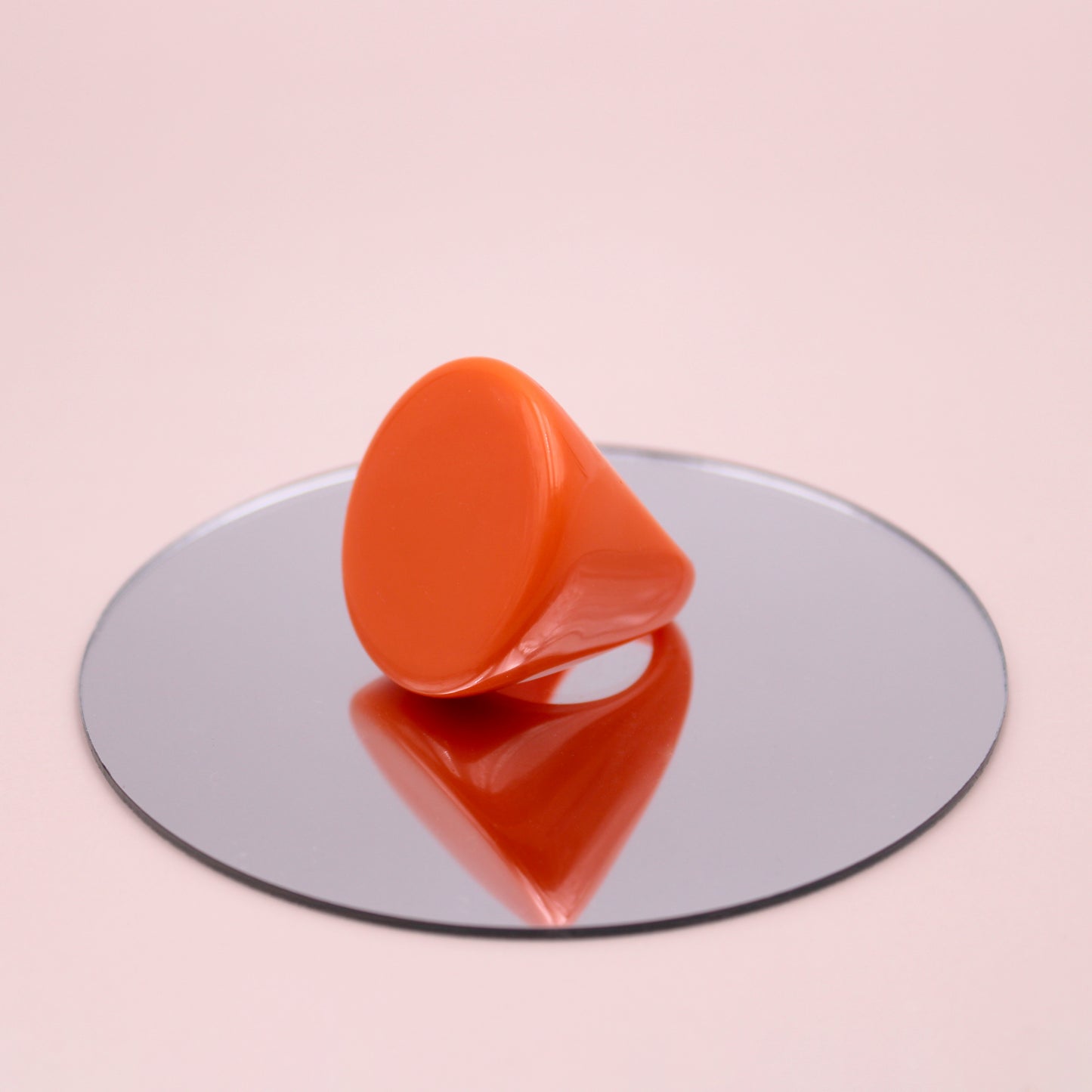 ANILLO - Redondo Naranja Grande