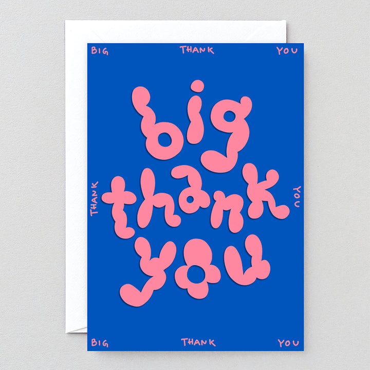TARJETA FELICITACIÓN - Wrap Magazine, Big Thank You