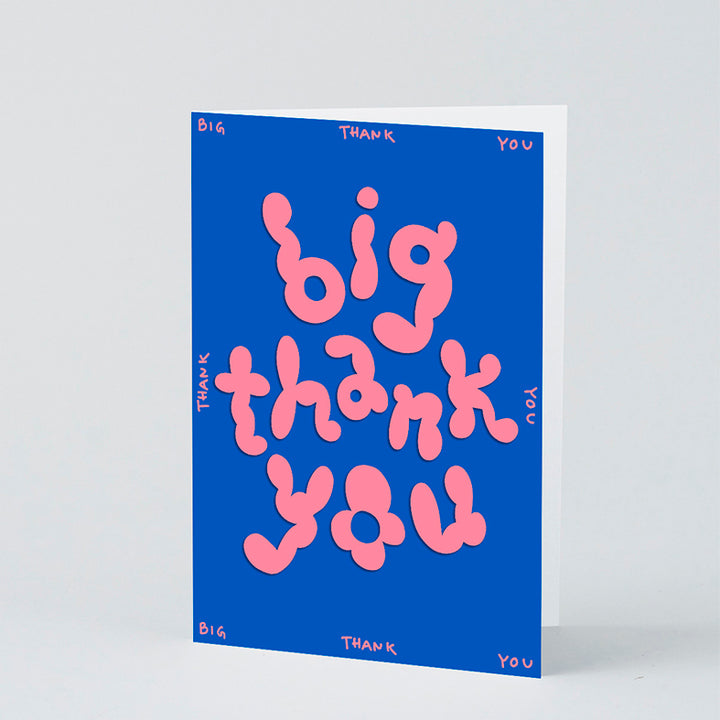 TARJETA FELICITACIÓN - Wrap Magazine, Big Thank You
