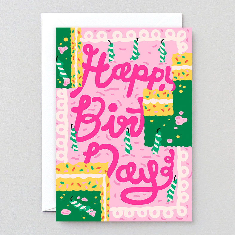 TARJETA FELICITACIÓN - Wrap Magazine, Birthday Cake