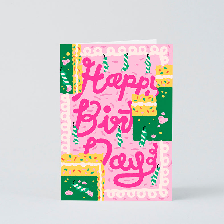 TARJETA FELICITACIÓN - Wrap Magazine, Birthday Cake