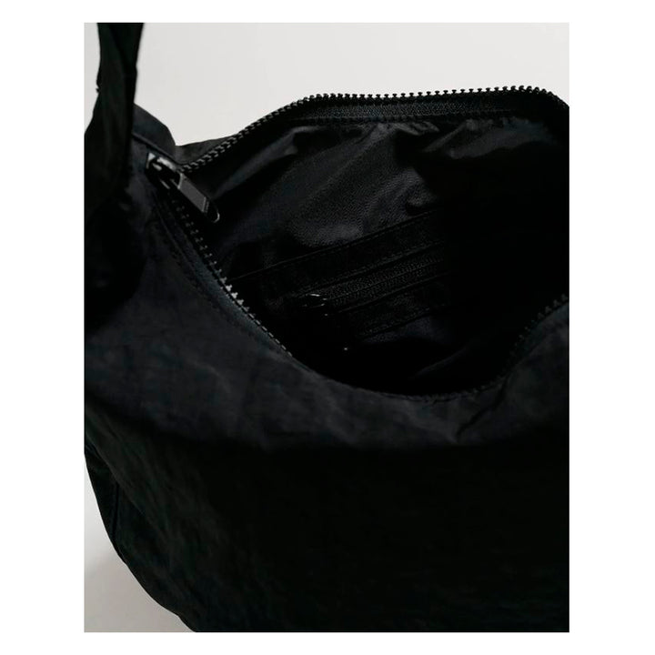 BOLSO - Baggu, Medium Nylon Crescent Bag Black