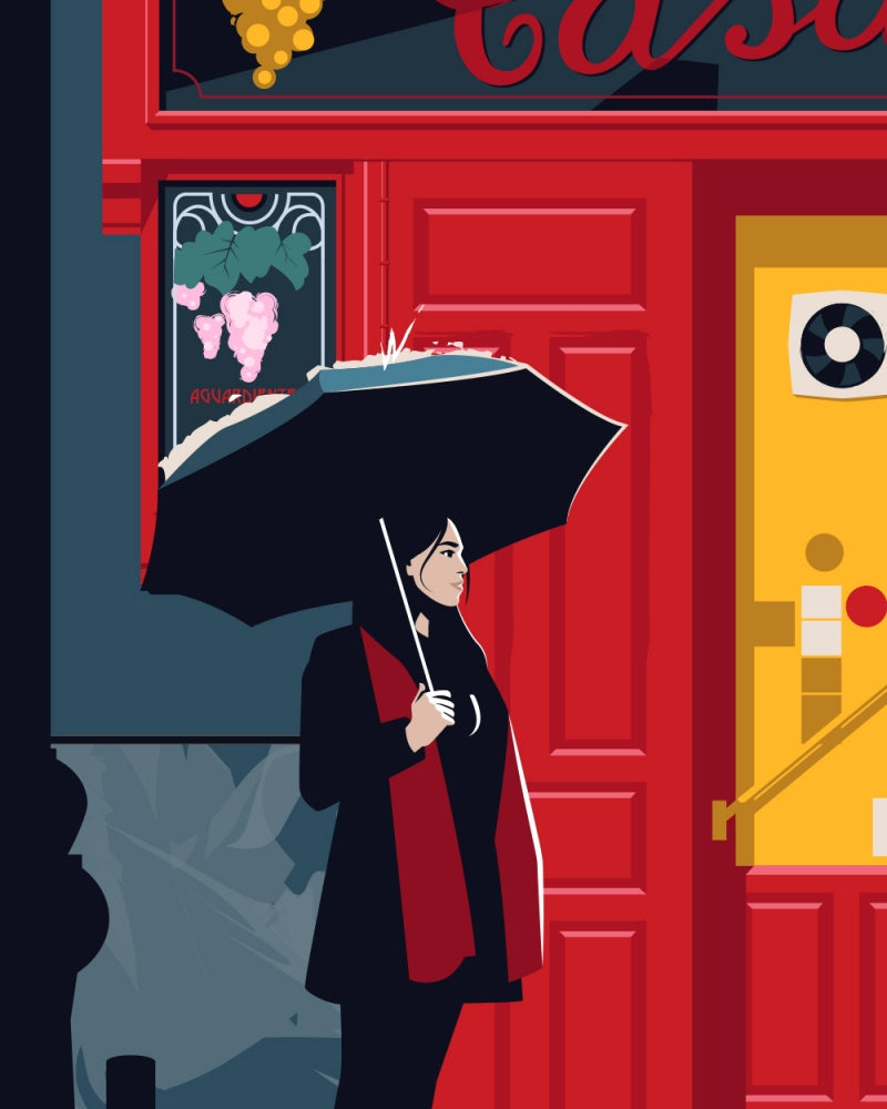 ILUSTRACIÓN A4 - El Chico Llama, Casa Julio - Madrid