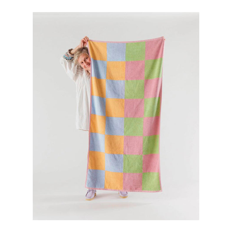 TOALLA BAÑO - Baggu, Stucco Multi-Check