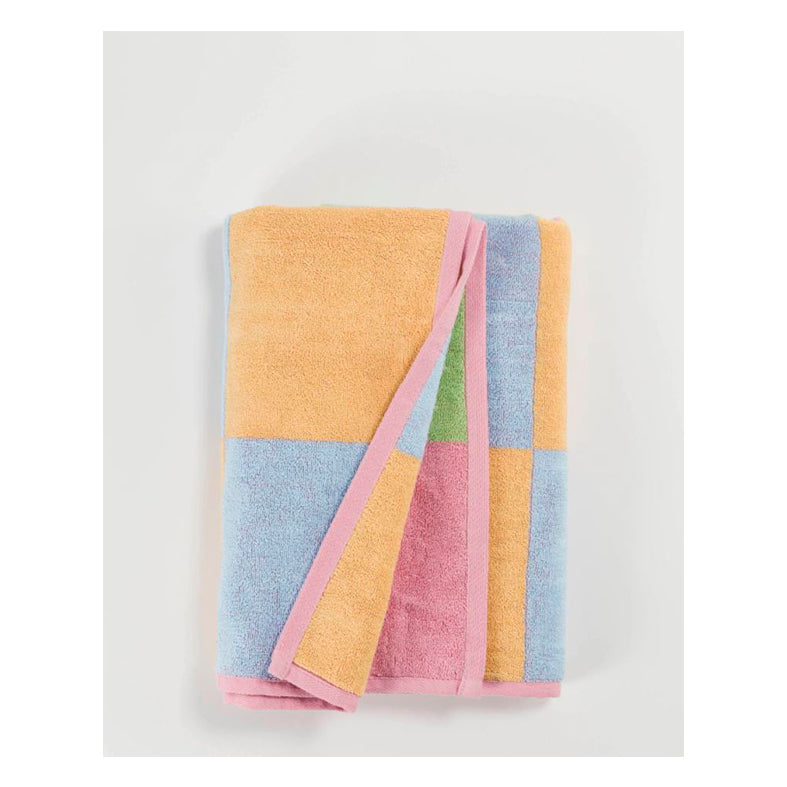 TOALLA BAÑO - Baggu, Stucco Multi-Check