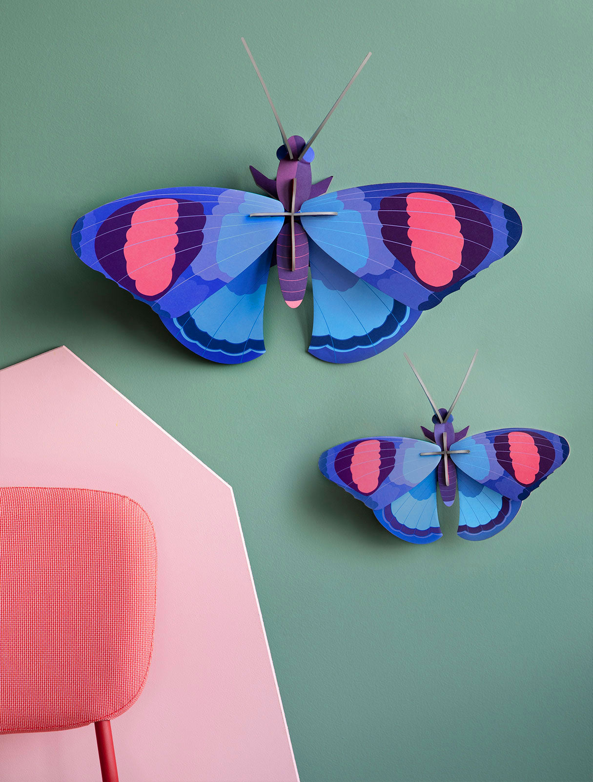 MAQUETA - Studio Roof, Deluxe peacock butterflies