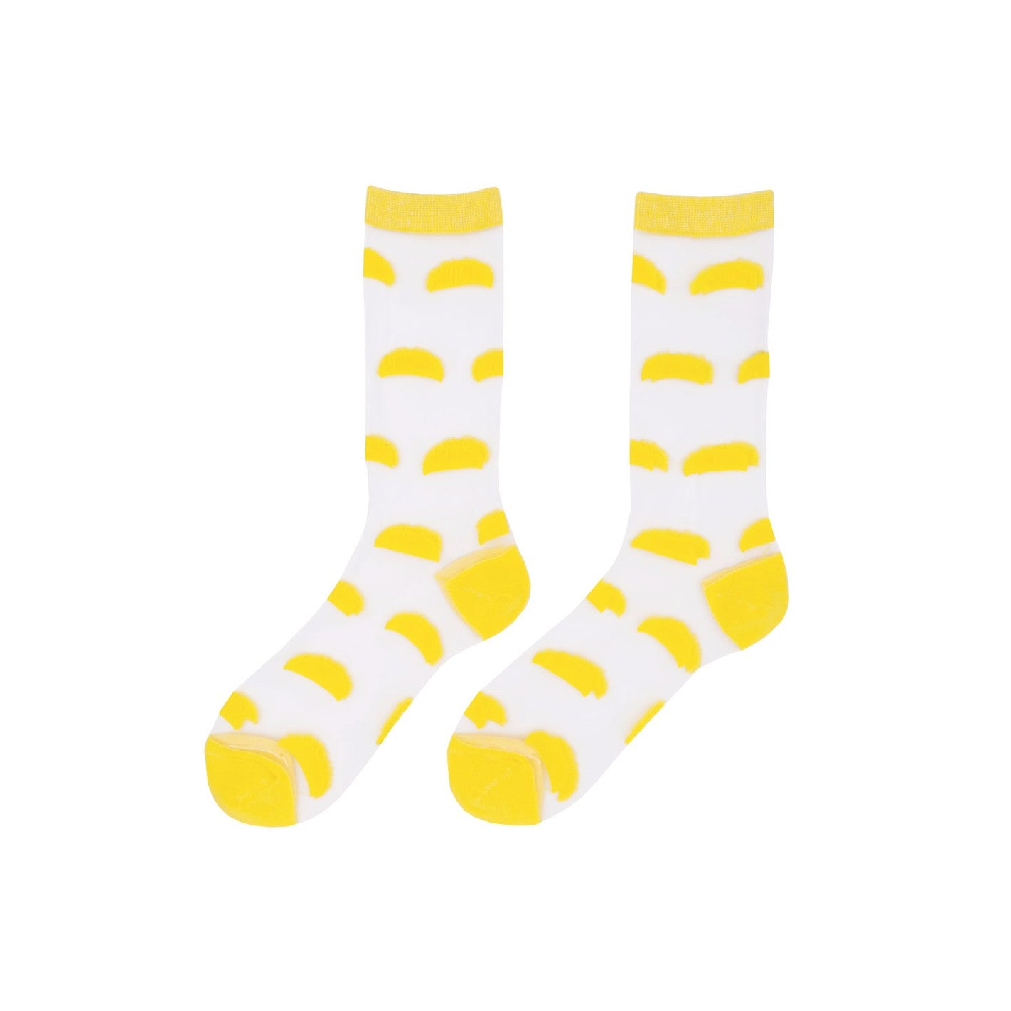 CALCETINES - Coucou Suzette, semicírculo amarillo