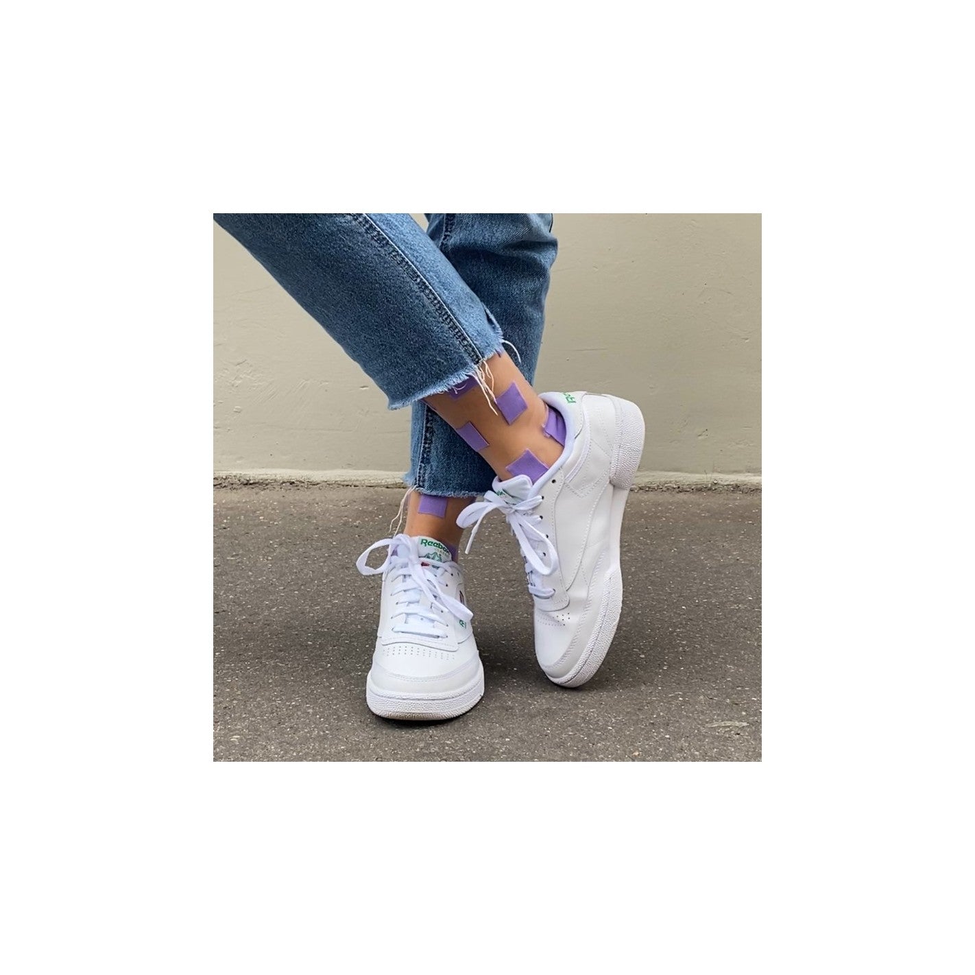 CALCETINES - Coucou Suzette, rectángulo lila