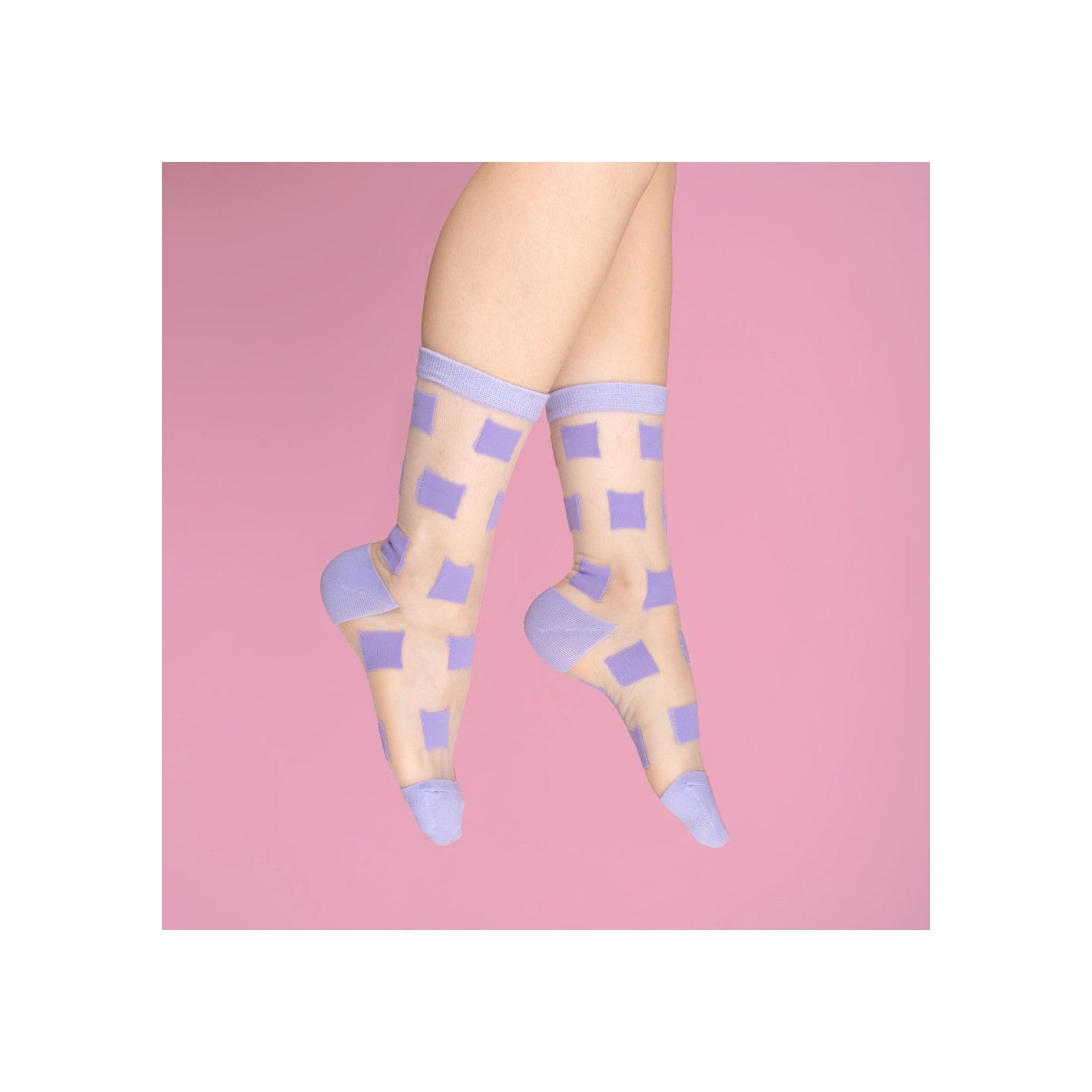 CALCETINES - Coucou Suzette, rectángulo lila