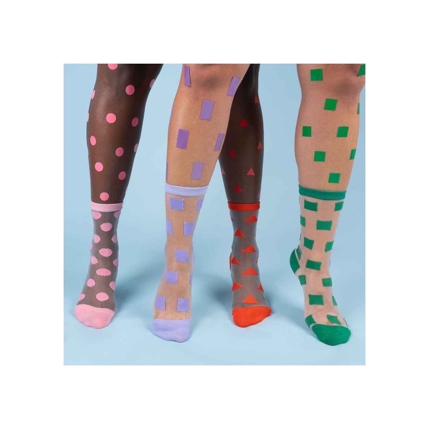 CALCETINES - Coucou Suzette, circulo rosa