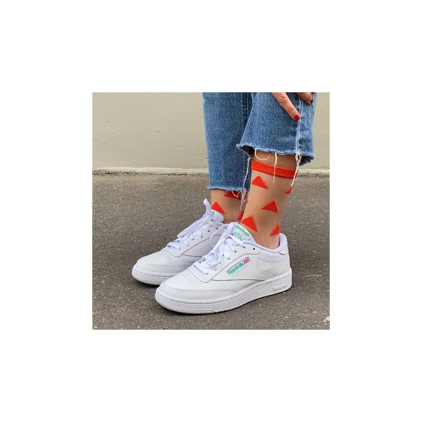 CALCETINES - Coucou Suzette, triángulo naranja