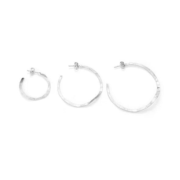 PENDIENTES - Srta. Bolitas- Aro Hatria plata