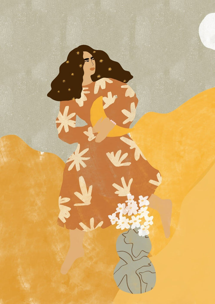 ILUSTRACIÓN - Alja Horvat, I stole the Moon