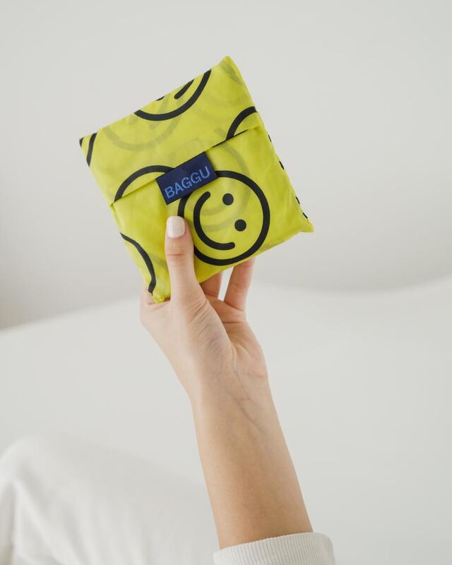 TOTEBAG - Baggu,  Yellow Happy