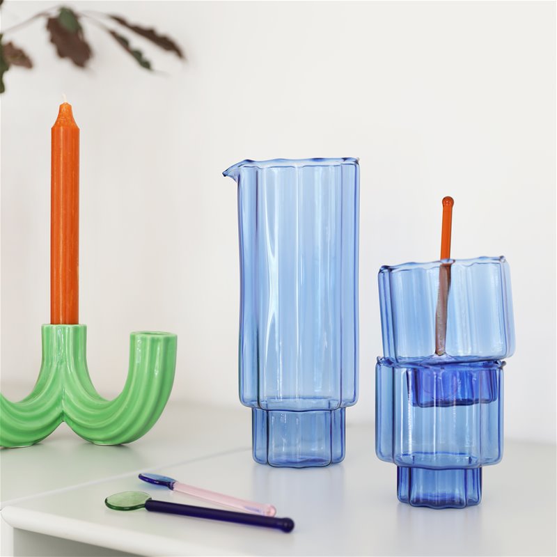 JARRA - & Klevering, Carafe bloom azul
