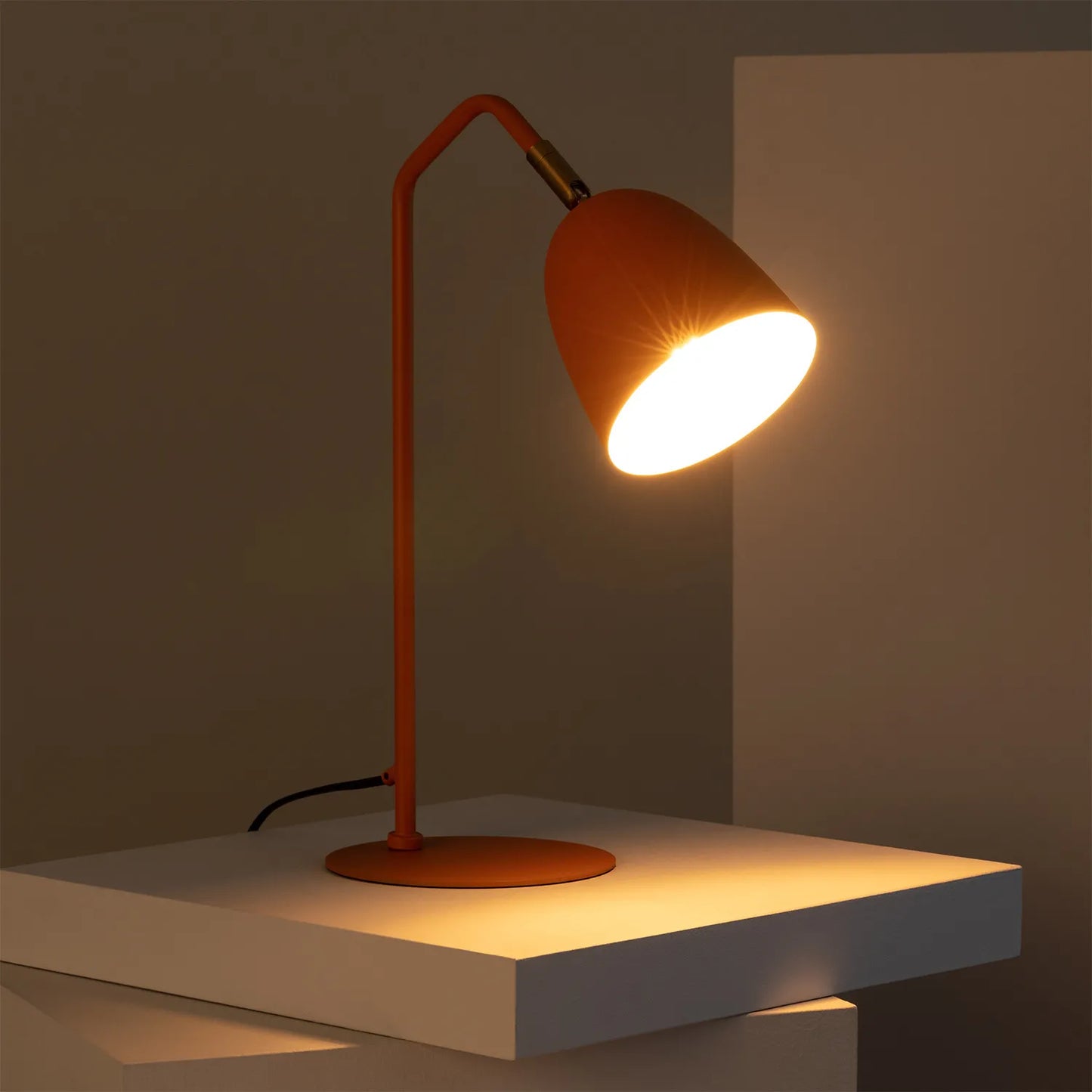 LÁMPARA DE MESA - White line, Osera naranja