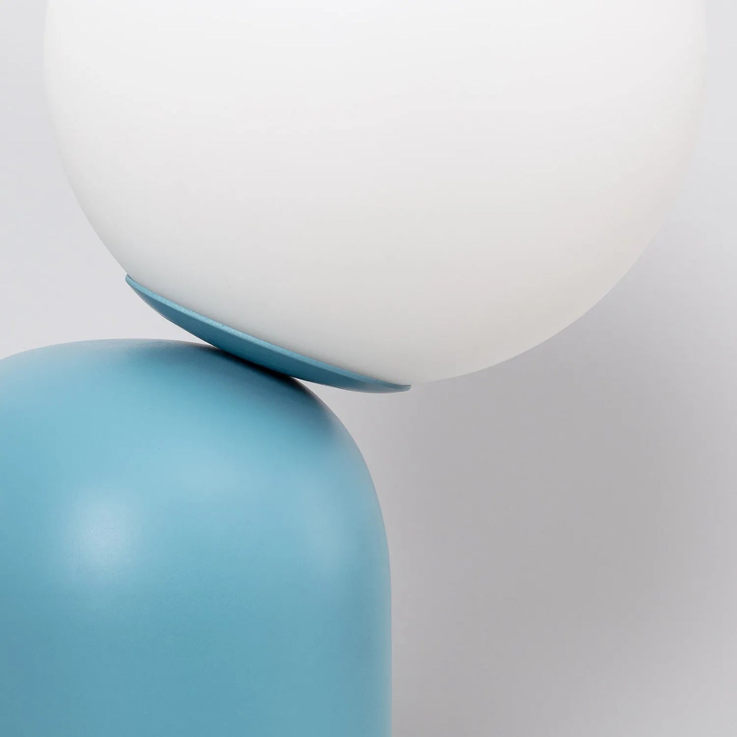 LÁMPARA DE MESA - White line, Eclipse azul