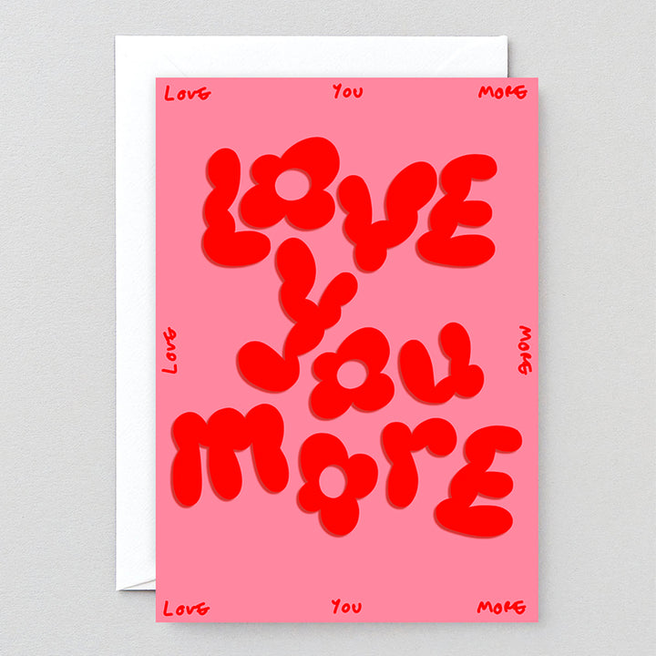 TARJETA FELICITACIÓN - Wrap Magazine, Love You More