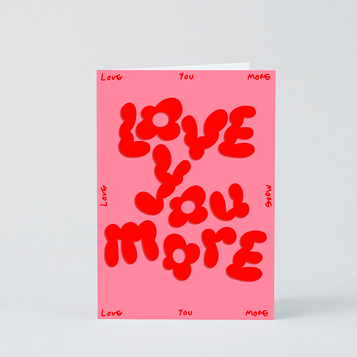 TARJETA FELICITACIÓN - Wrap Magazine, Love You More