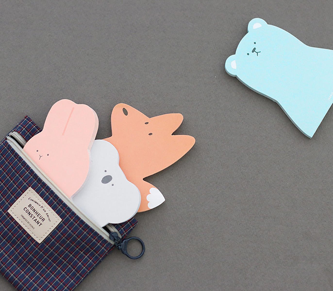 NOTAS ADHESIVAS - Iconic, Animal pink rabbit